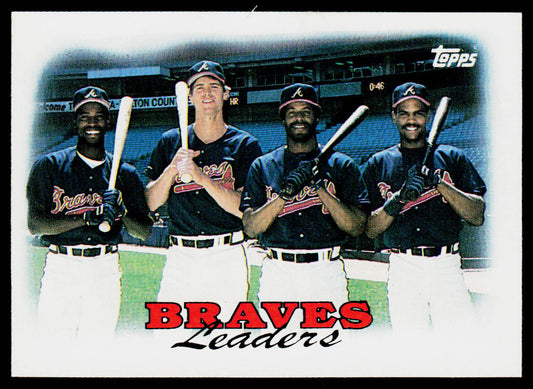 Braves Leaders 1988 Topps #549 Atlanta Braves