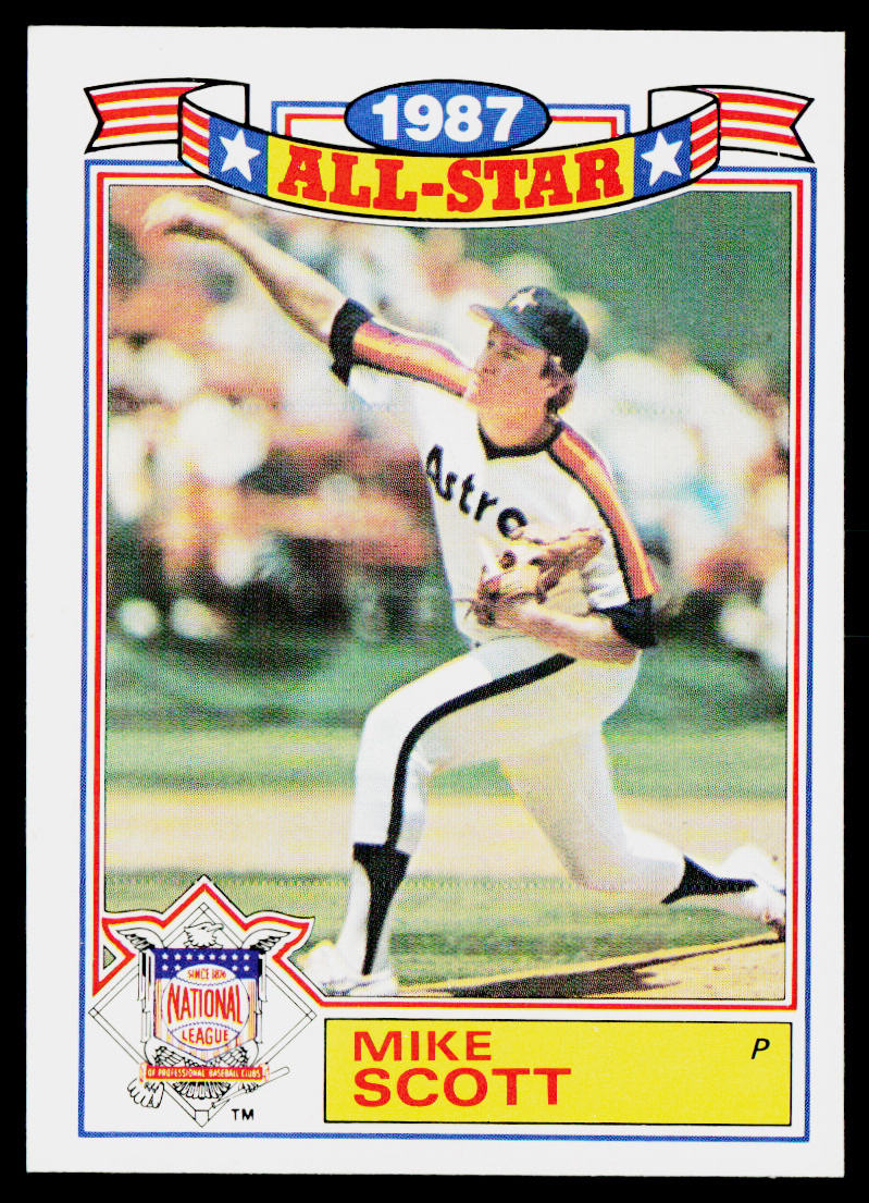 Mike Scott 1988 Topps Glossy All-Stars #21a Houston Astros