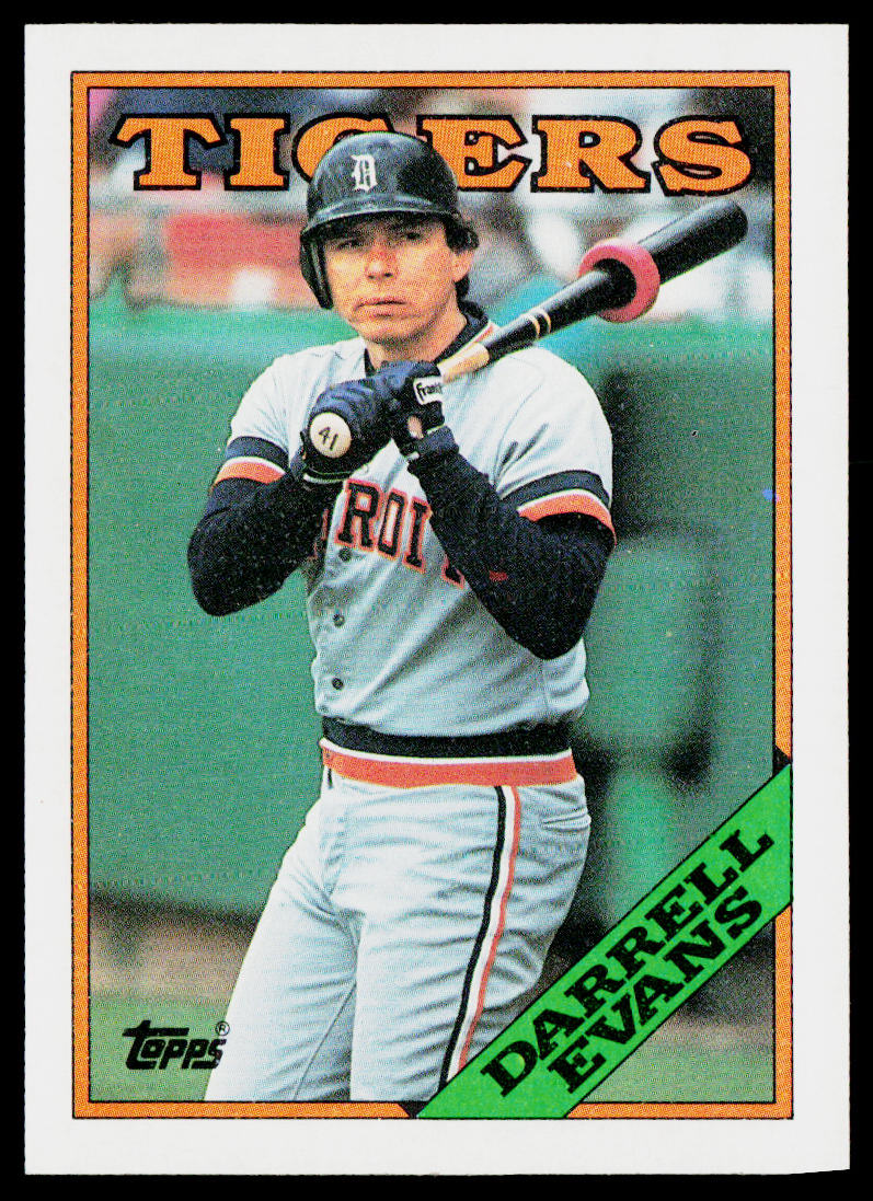 Darrell Evans 1988 Topps #630 Detroit Tigers