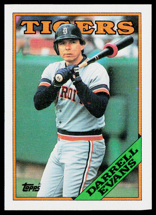 Darrell Evans 1988 Topps #630 Detroit Tigers