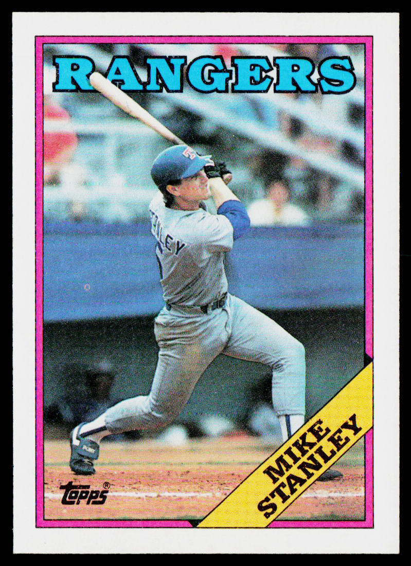 Mike Stanley 1988 Topps #219 Texas Rangers