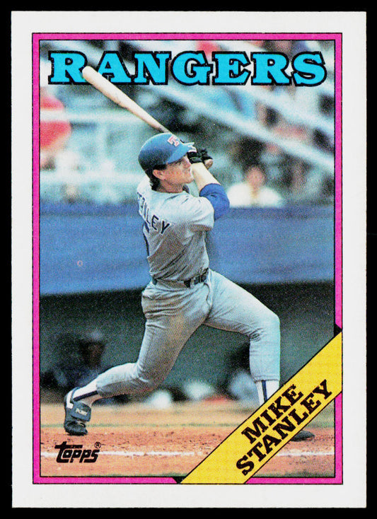 Mike Stanley 1988 Topps #219 Texas Rangers