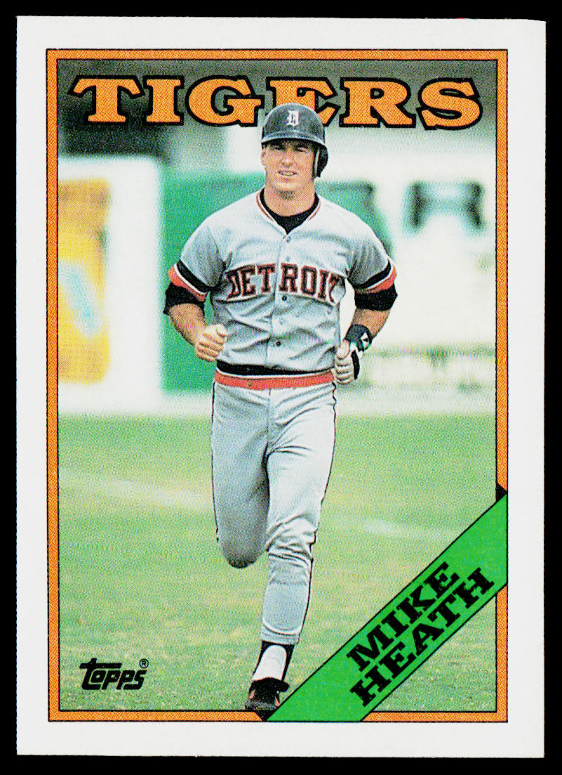 Mike Heath 1988 Topps #237 Detroit Tigers