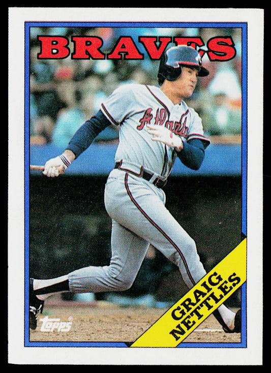 Graig Nettles 1988 Topps #574 Atlanta Braves