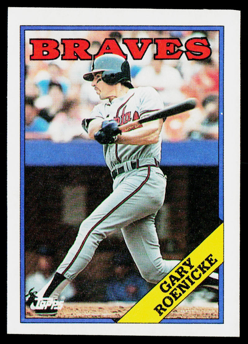 Gary Roenicke 1988 Topps #523 Atlanta Braves