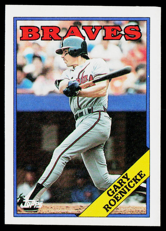Gary Roenicke 1988 Topps #523 Atlanta Braves