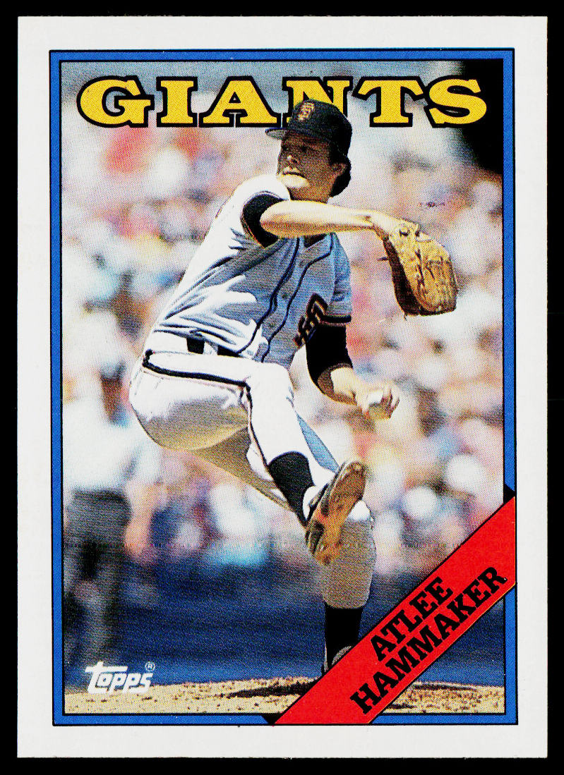 Atlee Hammaker 1988 Topps #157 San Francisco Giants