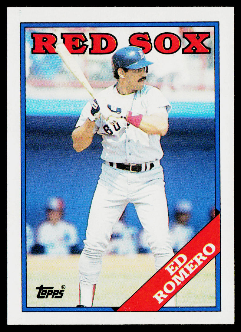 Ed Romero 1988 Topps #37 Boston Red Sox
