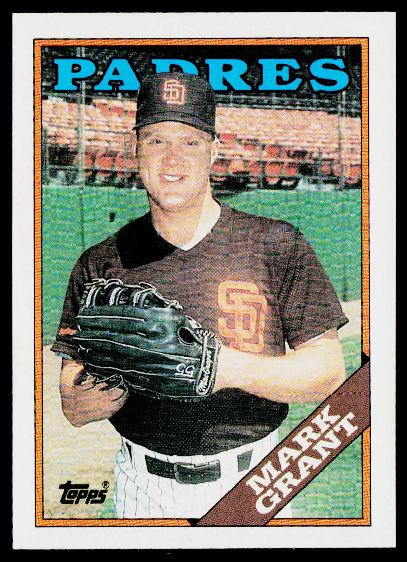 Mark Grant 1988 Topps #752 San Diego Padres