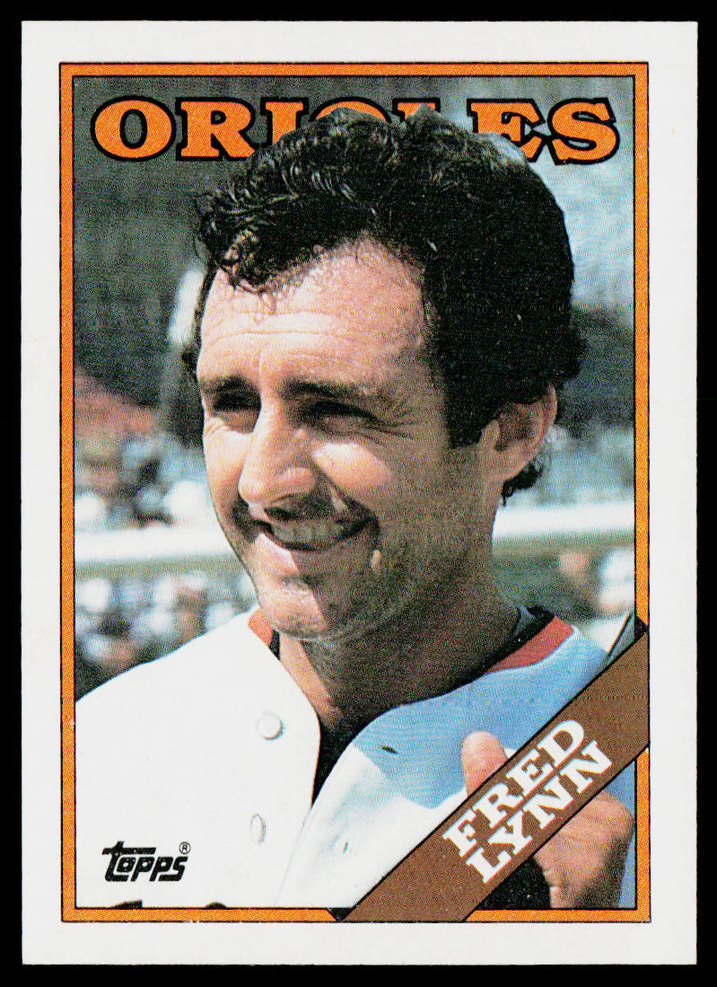Fred Lynn 1988 Topps #707 Baltimore Orioles