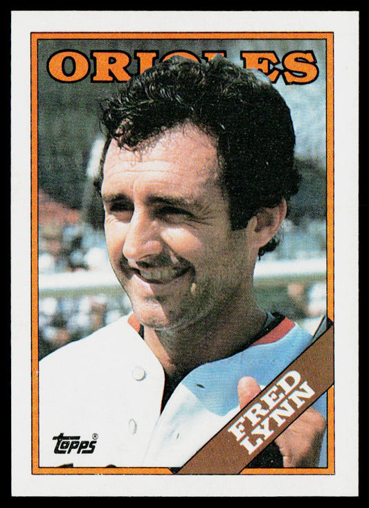 Fred Lynn 1988 Topps #707 Baltimore Orioles