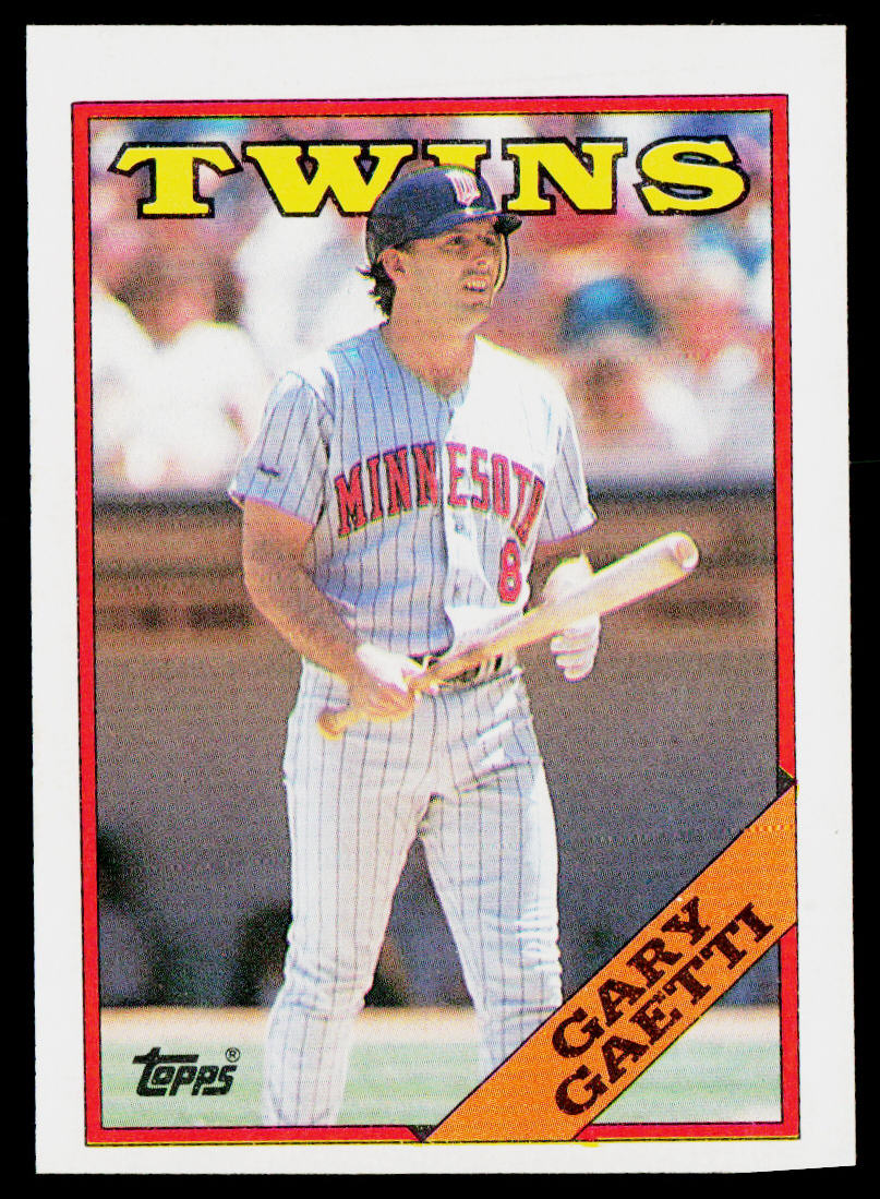 Gary Gaetti 1988 Topps #578 Minnesota Twins