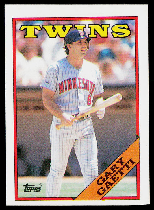 Gary Gaetti 1988 Topps #578 Minnesota Twins