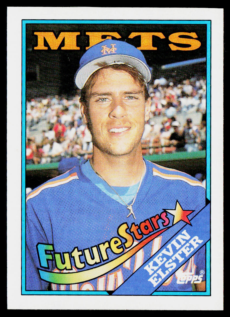 Kevin Elster 1988 Topps #8 New York Mets