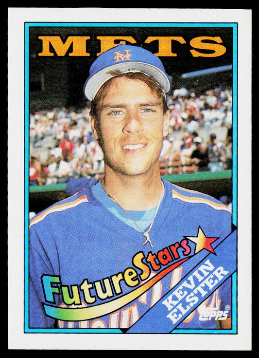 Kevin Elster 1988 Topps #8 New York Mets