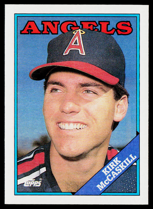 Kirk McCaskill 1988 Topps #16 California Angels