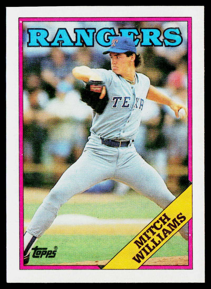 Mitch Williams 1988 Topps #26 Texas Rangers
