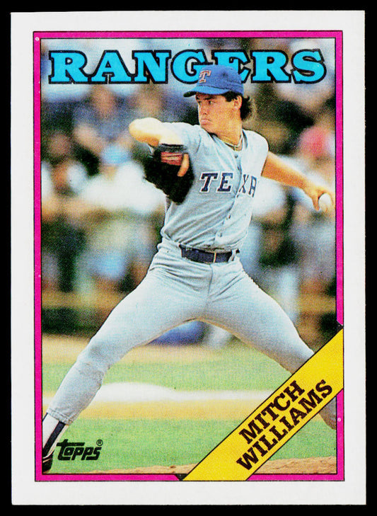 Mitch Williams 1988 Topps #26 Texas Rangers