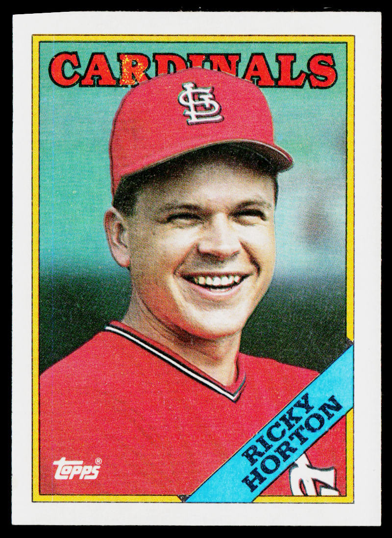 Ricky Horton 1988 Topps #34 St. Louis Cardinals