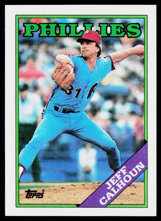 Jeff Calhoun 1988 Topps #38 Philadelphia Phillies