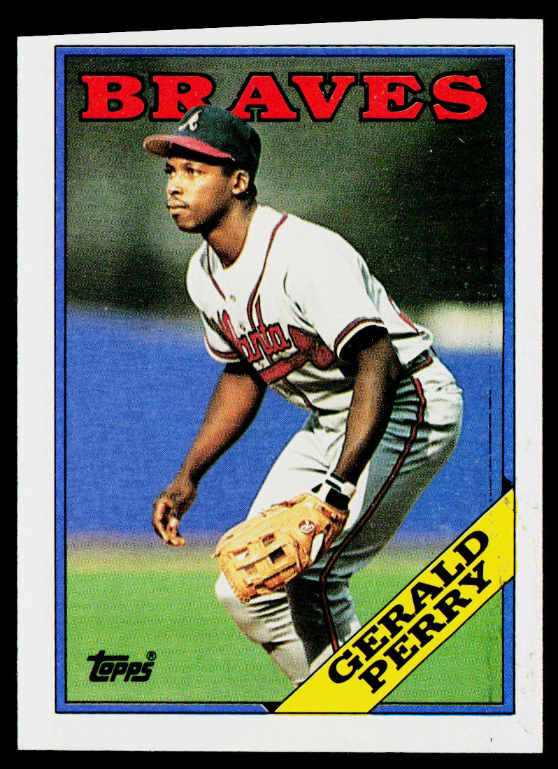 Gerald Perry 1988 Topps #39 Atlanta Braves