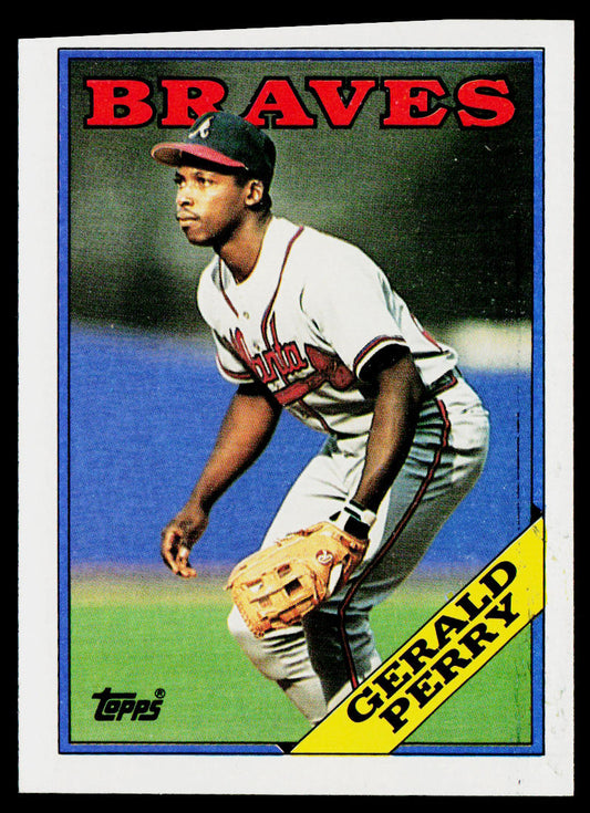Gerald Perry 1988 Topps #39 Atlanta Braves