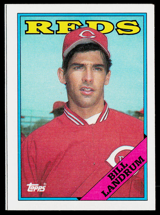 Bill Landrum 1988 Topps #42 RC Cincinnati Reds