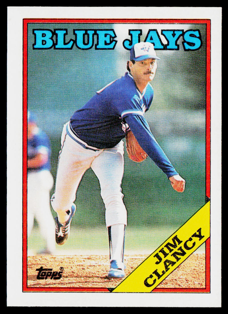 Jim Clancy 1988 Topps #54 Toronto Blue Jays