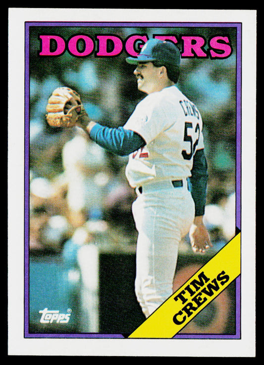 Tim Crews 1988 Topps #57 RC Los Angeles Dodgers