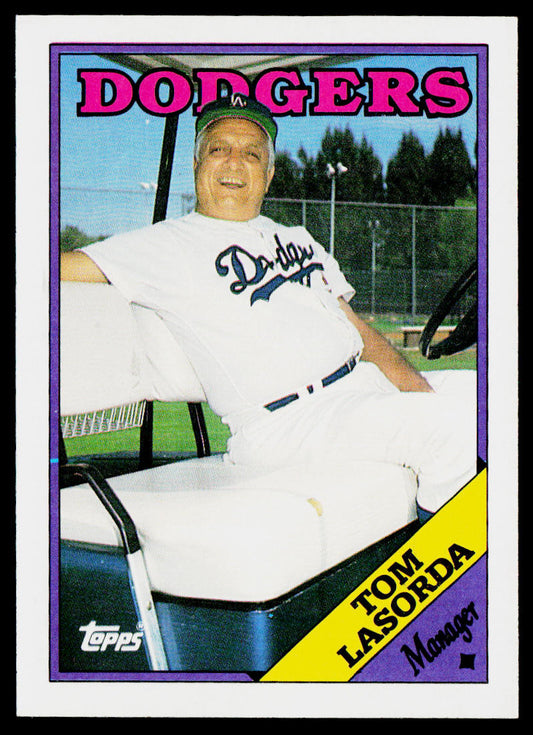 Tom Lasorda 1988 Topps #74 Los Angeles Dodgers