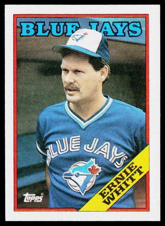 Ernie Whitt 1988 Topps #79 Toronto Blue Jays