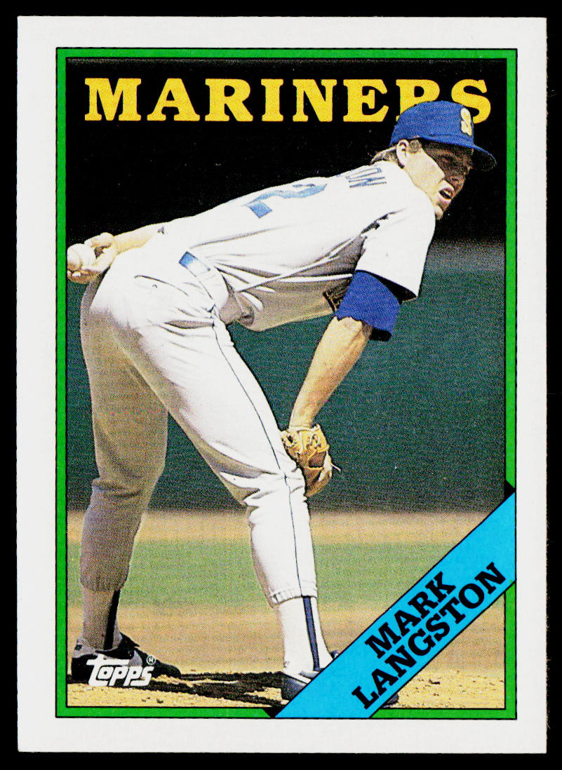 Mark Langston 1988 Topps #80 Seattle Mariners