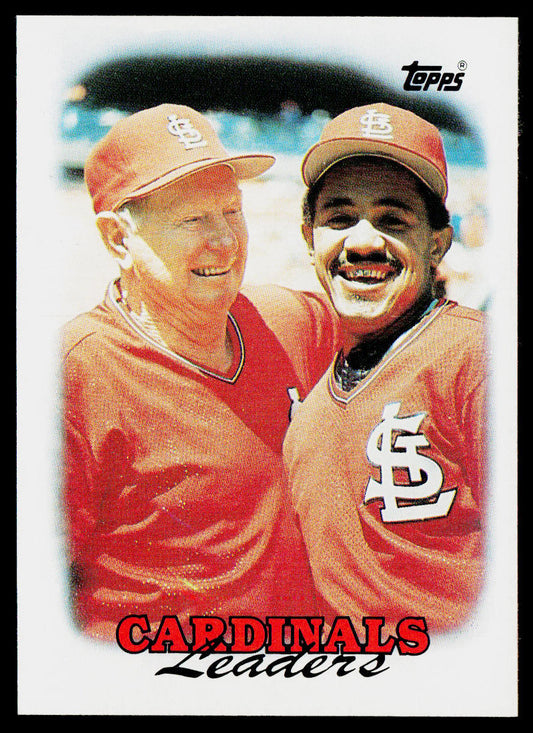 Cardinals Leaders 1988 Topps #351 St. Louis Cardinals