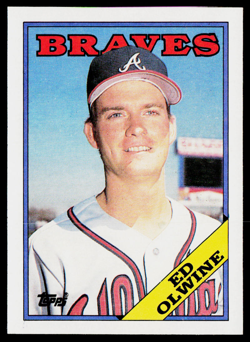 Ed Olwine 1988 Topps #353 Atlanta Braves