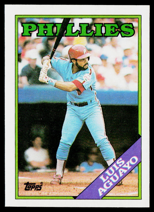 Luis Aguayo 1988 Topps #356 Philadelphia Phillies