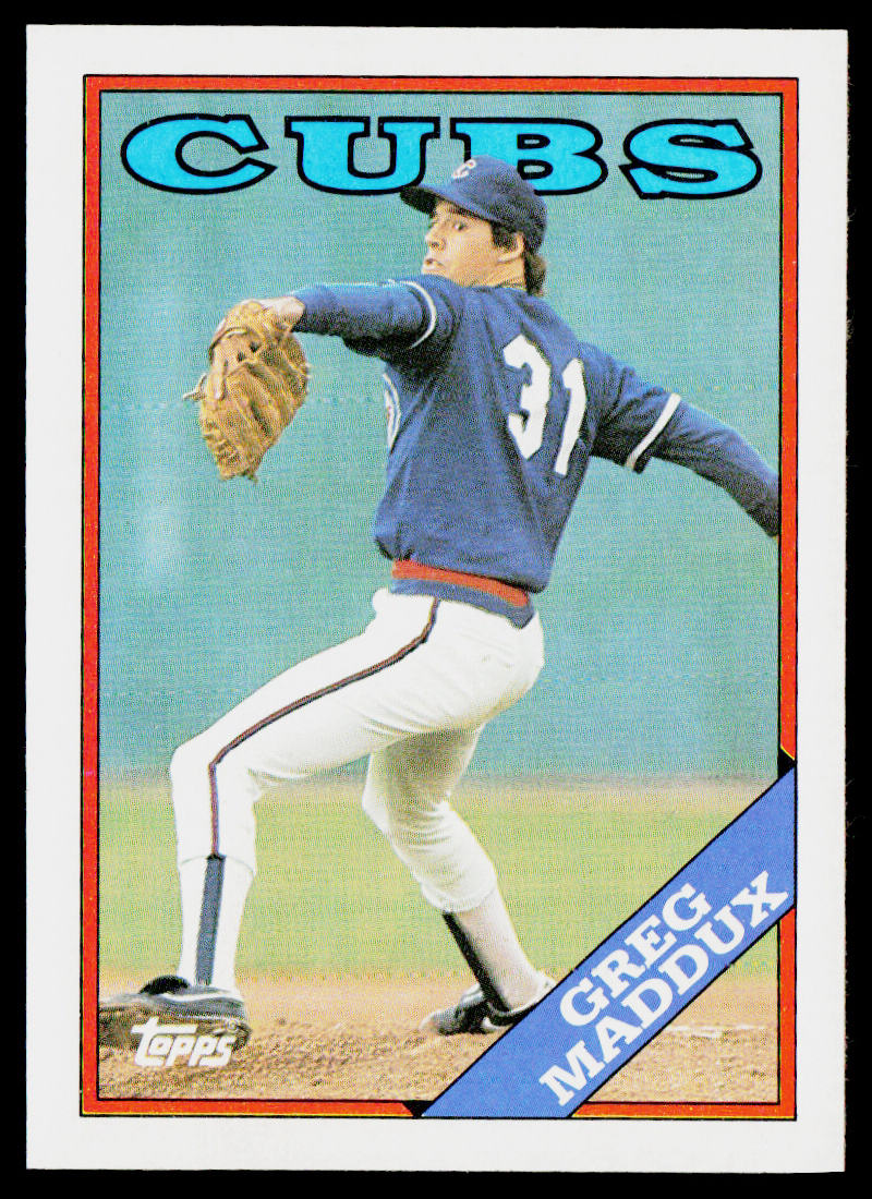 Greg Maddux 1988 Topps #361 Chicago Cubs
