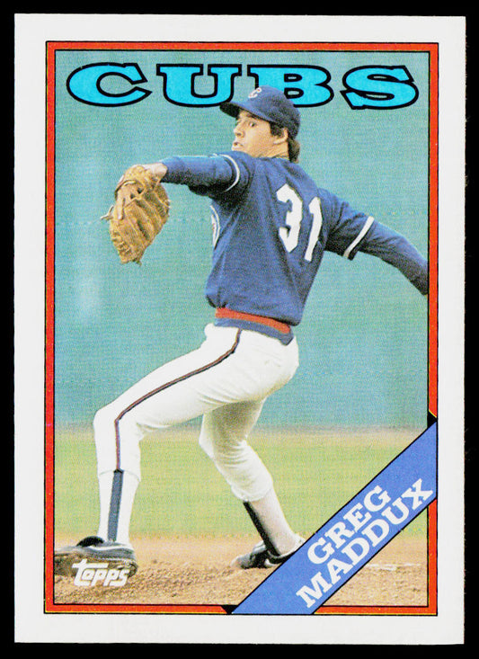 Greg Maddux 1988 Topps #361 Chicago Cubs