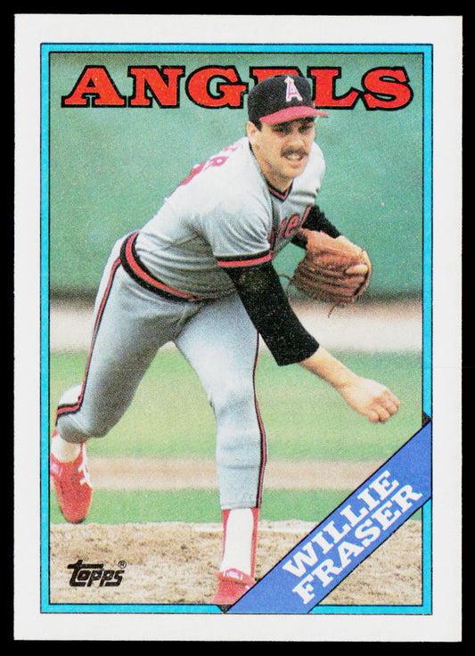 Willie Fraser 1988 Topps #363 California Angels