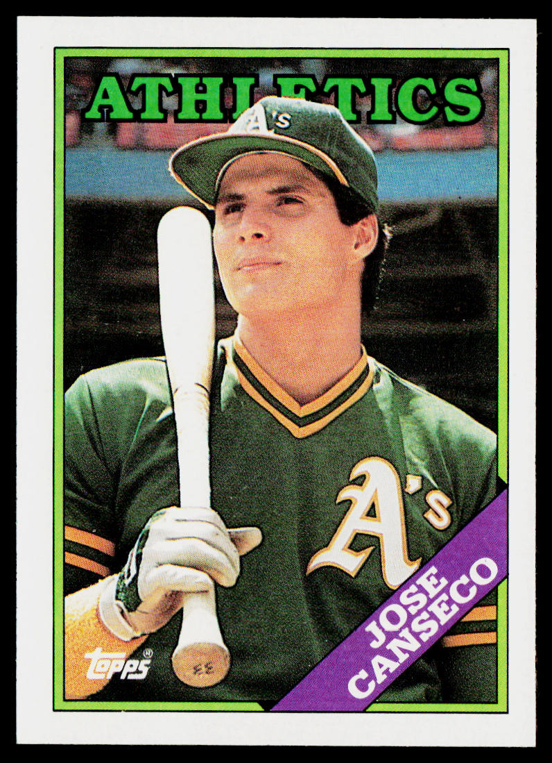Jose Canseco 1988 Topps #370 Oakland Athletics