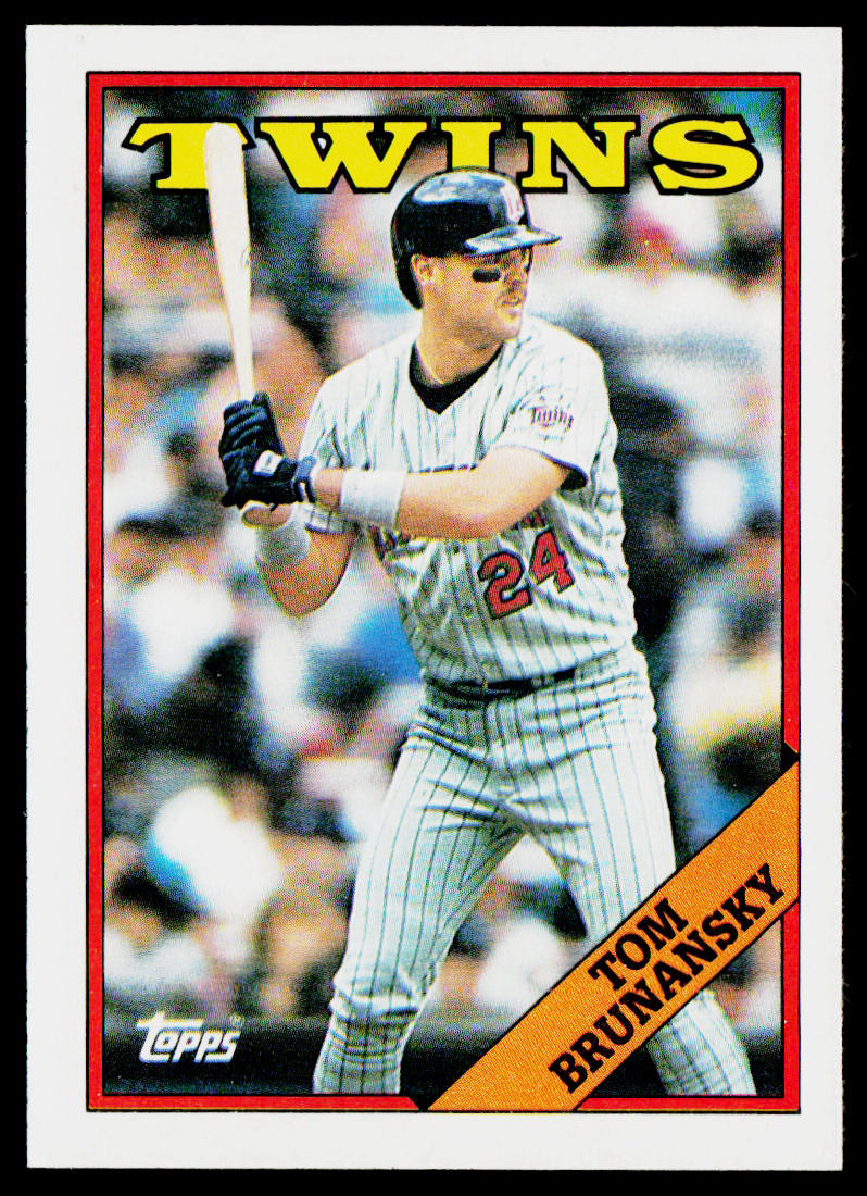 Tom Brunansky 1988 Topps #375 Minnesota Twins