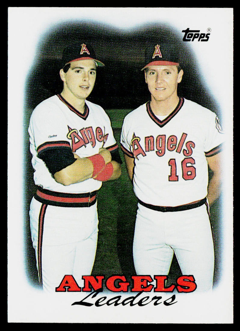 Angels Leaders 1988 Topps #381 California Angels