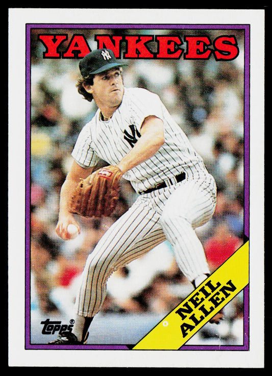Neil Allen 1988 Topps #384 New York Yankees