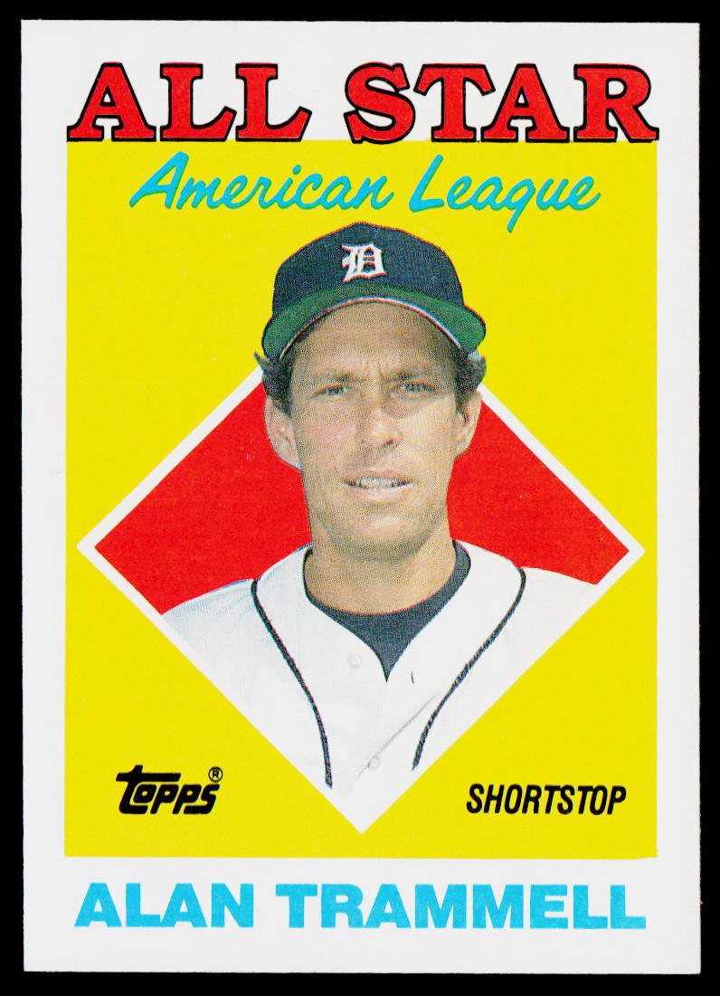 Alan Trammell 1988 Topps #389 Detroit Tigers