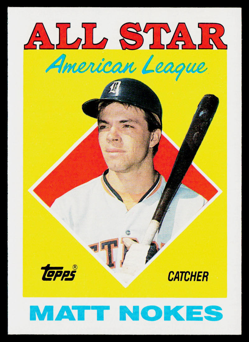 Matt Nokes 1988 Topps #393 Detroit Tigers