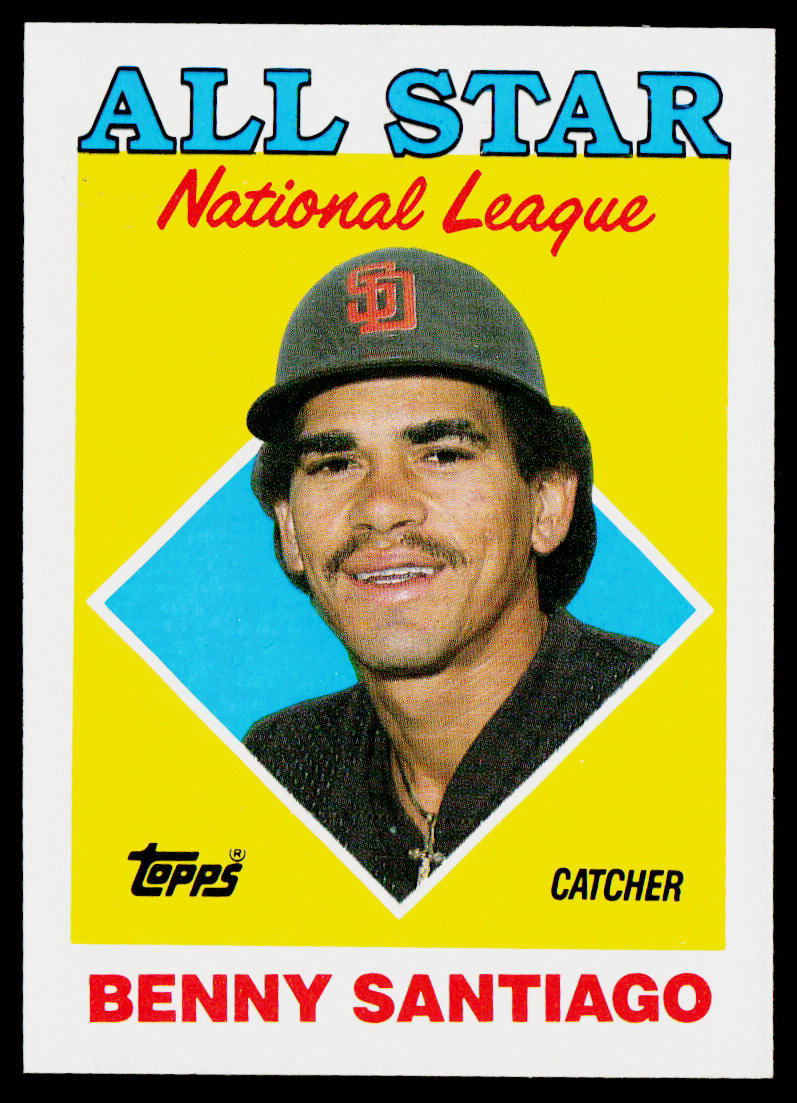 Benny Santiago 1988 Topps #404 San Diego Padres