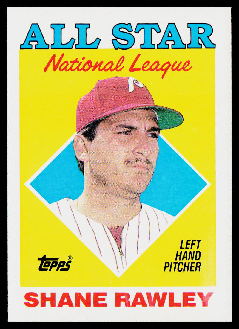 Shane Rawley 1988 Topps #406 Philadelphia Phillies