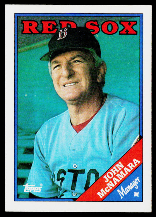 John McNamara 1988 Topps #414 Boston Red Sox