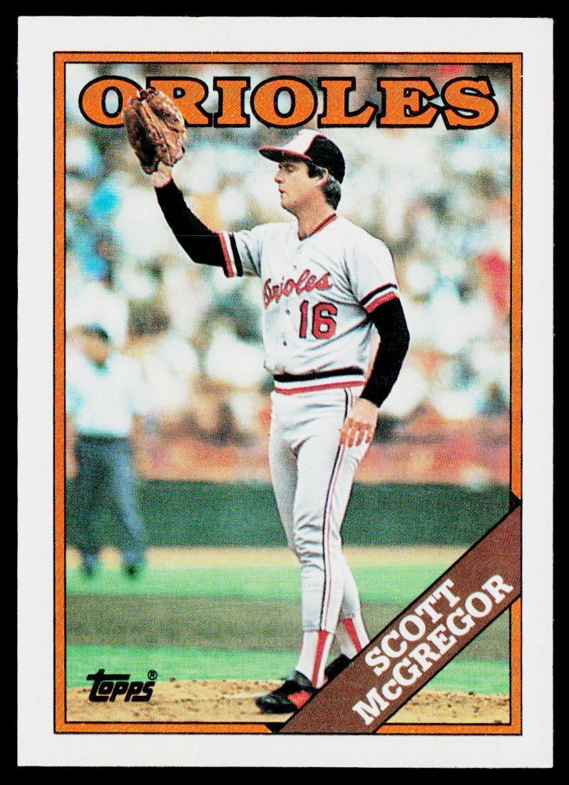 Scott McGregor 1988 Topps #419 Baltimore Orioles