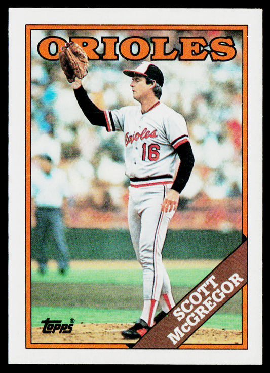 Scott McGregor 1988 Topps #419 Baltimore Orioles