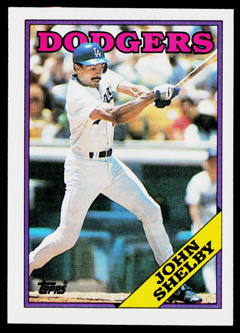 John Shelby 1988 Topps #428 Los Angeles Dodgers